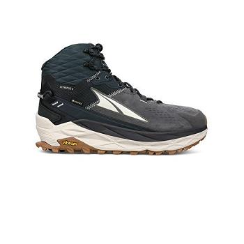 Black / Grey Altra OLYMPUS 5 HIKE MID GTX Men's Outdoor | AU_VF1841