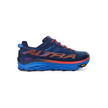 Blue / Red Altra Mont Blanc Men's Trail | AU_YH5554