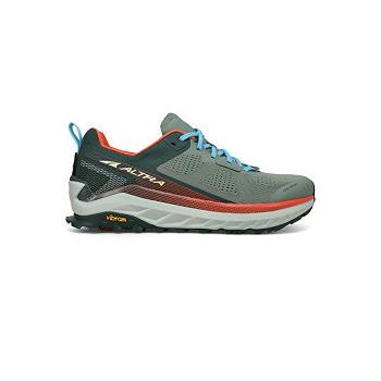 Green / Orange Altra Olympus 4 Men's Outlet | AU_YH3497