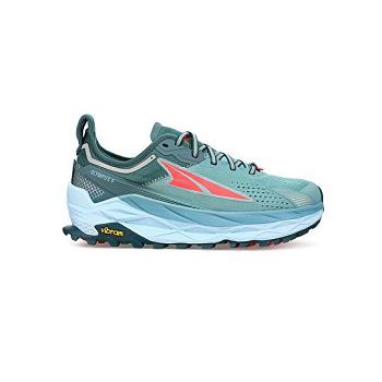 White / Blue Altra Olympus 5 Women's New | AU_YH1303