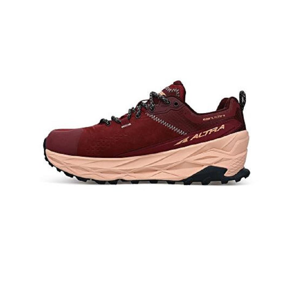 Burgundy Altra Olympus Hike Low Gtx Women's Outdoor | AU_GB2318