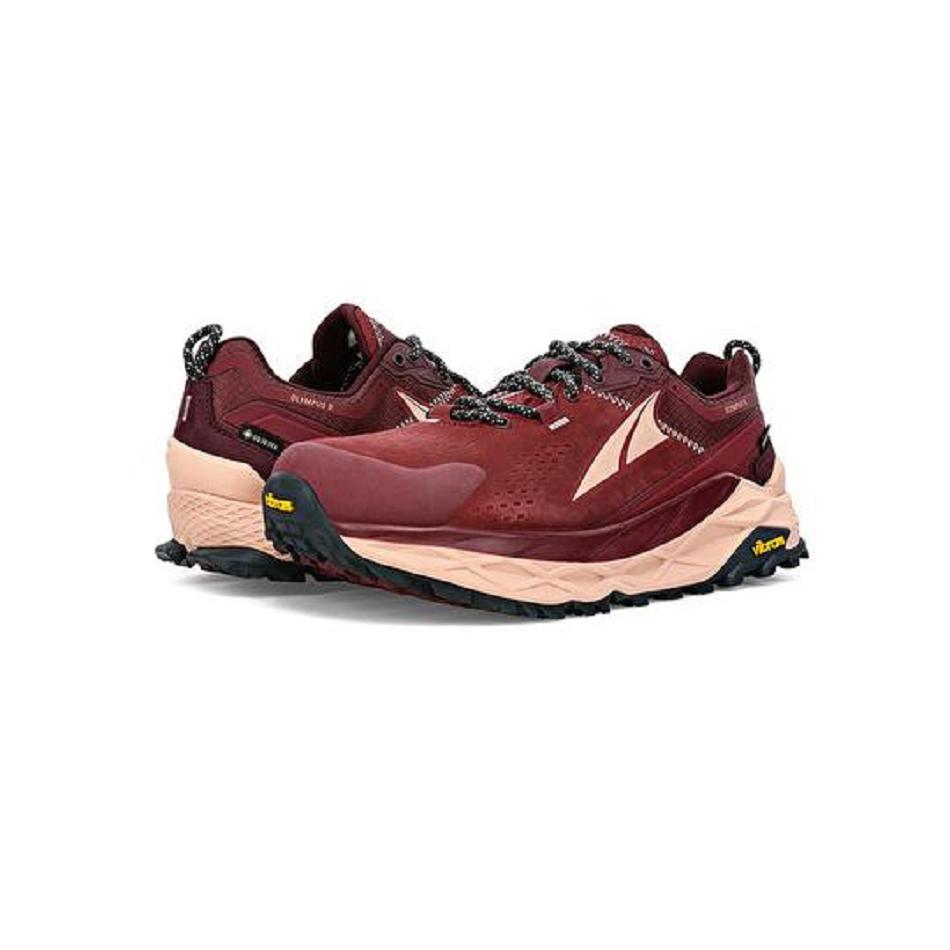 Burgundy Altra Olympus Hike Low Gtx Women's Outdoor | AU_GB2318