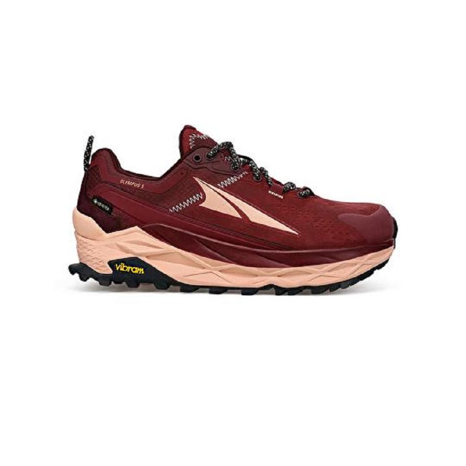 Burgundy Altra Olympus Hike Low Gtx Women\'s Outdoor | AU_GB2318