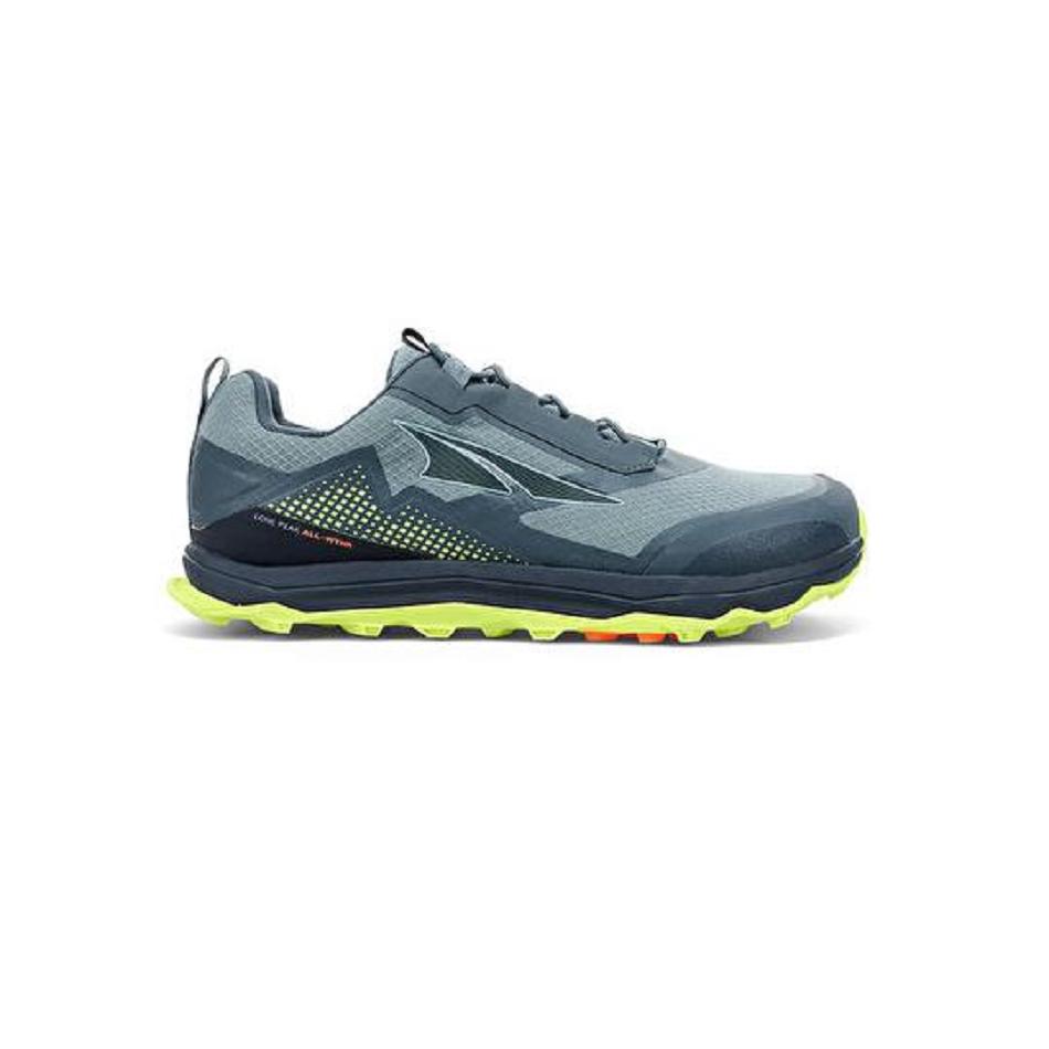 Grey / Light Green Altra Lone Peak All-wthr Low Men\'s Trail | AU_O4513