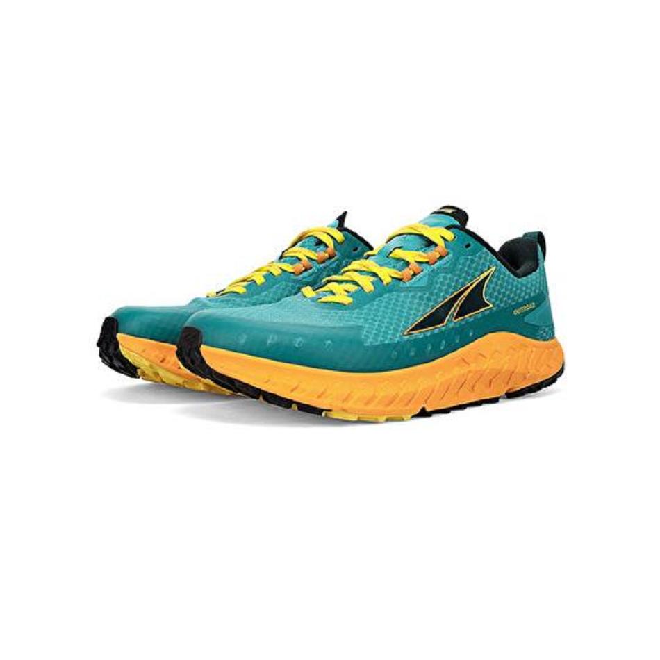 Turquoise / Yellow Altra Outroad Women's Trail | AU_H5744