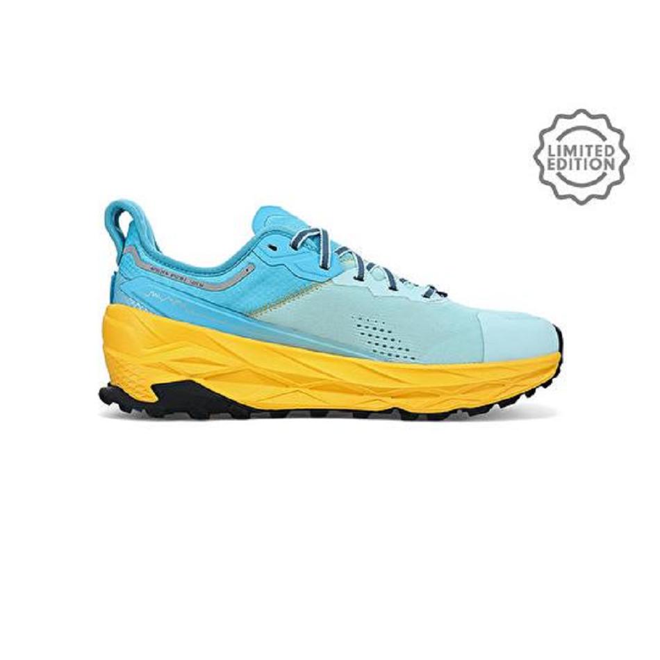 White / Blue Altra Olympus 5 Chamonix Men's Trail | AU_CT8571