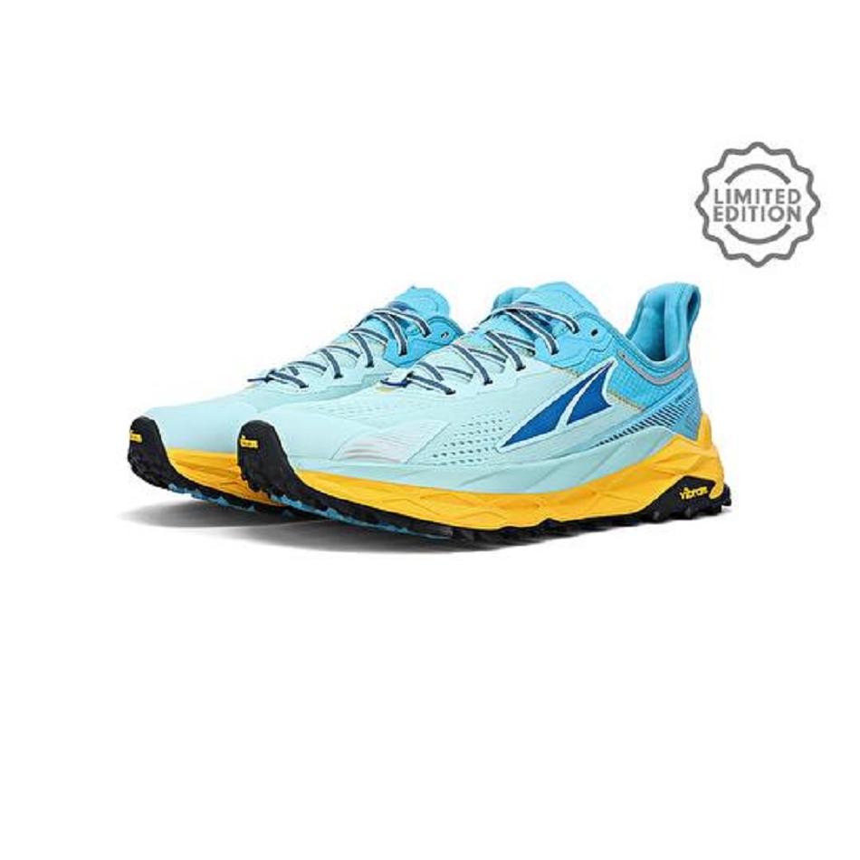 White / Blue Altra Olympus 5 Chamonix Women's Trail | AU_GB9896