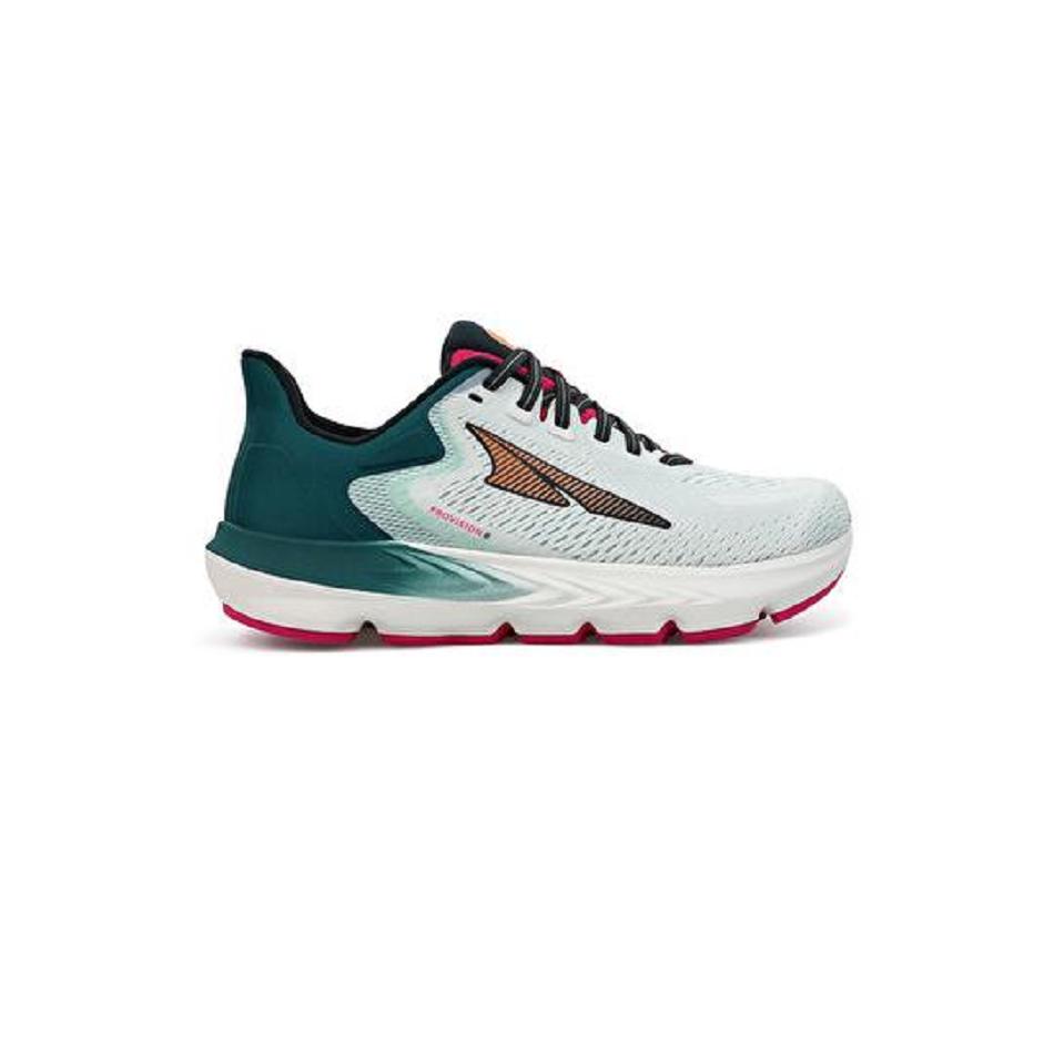 White / Green Altra Provision 6 Women\'s Road | AU_ZS1601